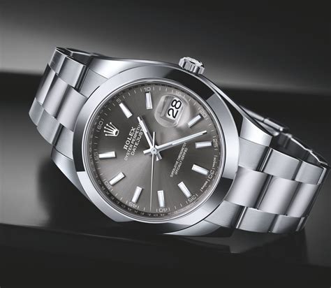 rolex oyster perpetual datejust silver black|rolex datejust 41 reference 126300.